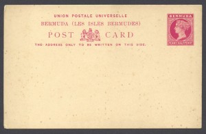 1885 Penny Halfpenny Foreign Postal Card