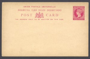1893 HG9 1d Foreign Rate Post Card