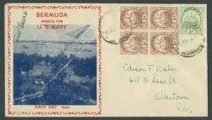1934 Navy Day Bermuda CC