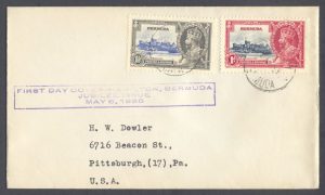 1935 King George V Silver Jubilee FDC
