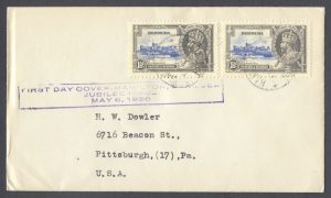 1935 King George V Silver Jubilee FDC