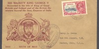 1935 Silver Jubilee of King George V 1935 King George V Silver Jubilee FDC