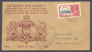 1935 King George V Silver Jubilee FDC