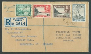 1936 KGV Pictorial Issue FDC