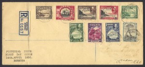 1936 KGV Pictorial Issue set FDC