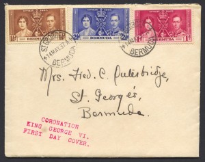 1937 George VI Coronation FDC