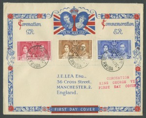 1937 George VI Coronation FDC