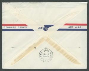 1937 Cavalier Bermuda to New York First Flight - Reverse