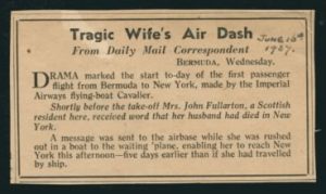 Tragic Wife's Air Dash Daily Mail