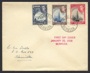1938 King George VI Pictorials FDC