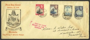 1938 King George VI Pictorials FDC