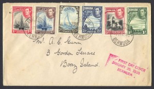 1938 King George VI Pictorials set FDC