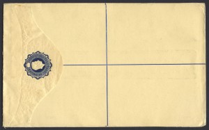 1938 C6a Registered Envelope reverse PS