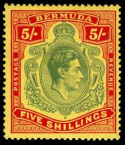 1938 5/- Key Plate Type SG118