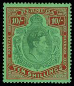 1938 10/- Key Plate Type SG119