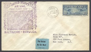 1939 First Flight FAM17 Baltimore Bermuda FF