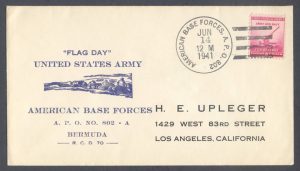 1941 Flag Day US Army American Base Forces
