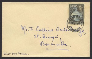 King George VI 2½d Pictorial FDC