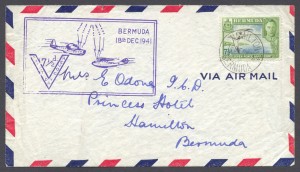 1941 Seven and Half-Penny KGVI Pictorial Airmail FDC