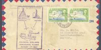 1947 FAM 33 Colonial Airlines New York Washington DC Bermuda 1947 Colonial Airlines Inaugural Flight Washington DC FF