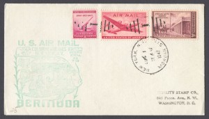1947 FAM33 Colonial Airlines New York to Bermuda FF