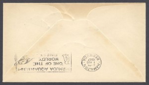 1947 FAM33 Colonial Airlines New York to Bermuda reverse FF