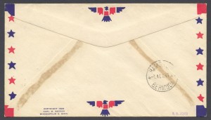 1947 FAM33 Colonial Airlines New York to Bermuda reverse FF