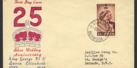 1948 Silver Wedding Anniversary 1948 Silver Wedding Omnibus FDC