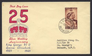 1948 Silver Wedding Omnibus FDC