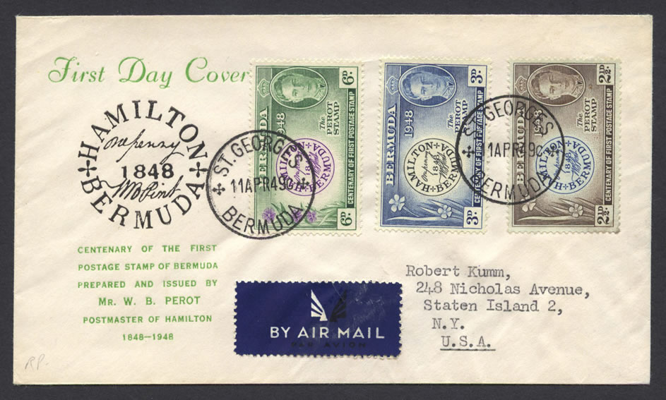 1949 Perot Centenary Issue