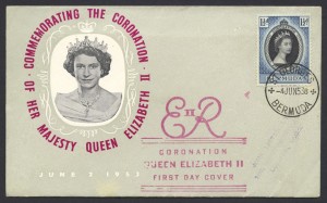 1953 Queen Elizabeth II Coronation omnibus FDC