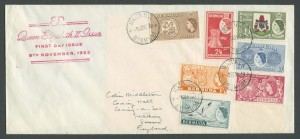1953 Queen Elizabeth II Definitives FDC