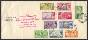 1953 Queen Elizabeth II Definitives FDC