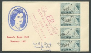1953 Royal Visit First Day Cover