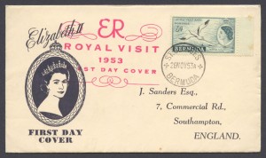 1953 Royal Visit November FDC