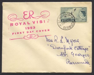 1953 Royal Visit First Day Cover