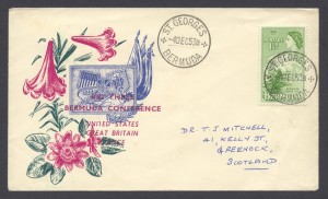1953 Big Three Bermuda Conference Commemorative Cover