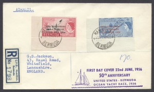 1956 50th Anniversary Ocean Yacht Race FDC