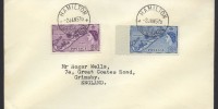 1957 Queen Elizabeth II 3d and 1/3 Definitive Issue 1957 Queen Elizabeth II definitives 3d and 1/3 FDC