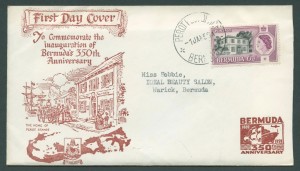1959 Bermuda 350th Anniversary FDC