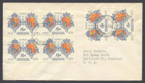 1959 350th Anniversary of Bermuda 1 half d FDC