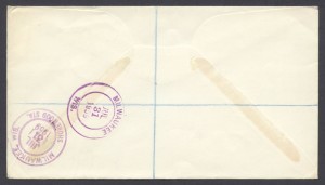 1959 350th Anniversary of Bermuda 1sch 3d reverse FDC