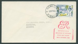 1962 Buildings of Bermuda 2d FDC