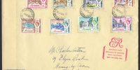1962 Buildings of Bermuda Queen Elizabeth II Definitive Issue 1962 Buildings of Bermuda Registered FDC