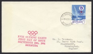 1964 XVII Olympic Games Japan FDC