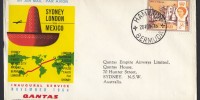 1964 Qantas inaugural service London to Sydney via Mexico 1964 Qantas Sydney London via Mexico FF