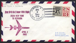 1965 First BOAC Super VC10 Flight New York to Bermuda FF