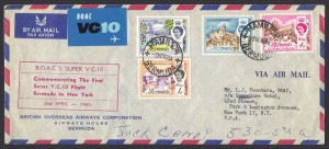 1964 Super VC10 Bermuda to New York First Flight