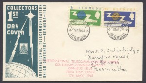 1965 International Telecommunication Union Centenary FDC