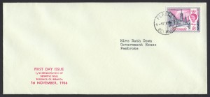 1966 1/6 Denomination of Definitive Issue FDC